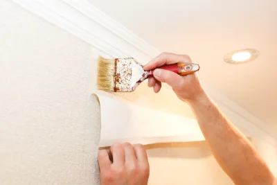 Pose de papier peint à Waldhambach — revêtements muraux et toiles de verre